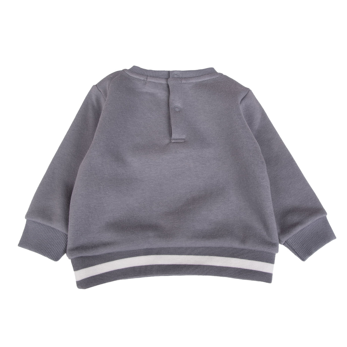 Polerón Bebé Niño Gris / Verde