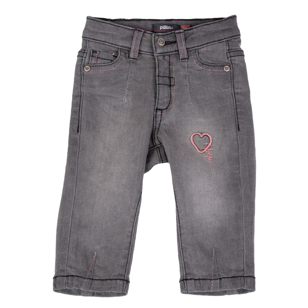 Jeans Bebé Niña Gris