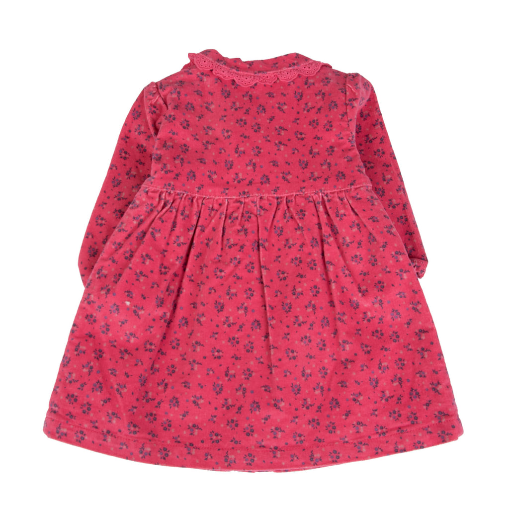 Vestido Bebé Niña Crudo / Rosado