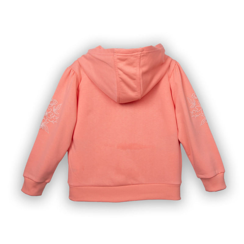 Polerón Niña Rosado / Verde