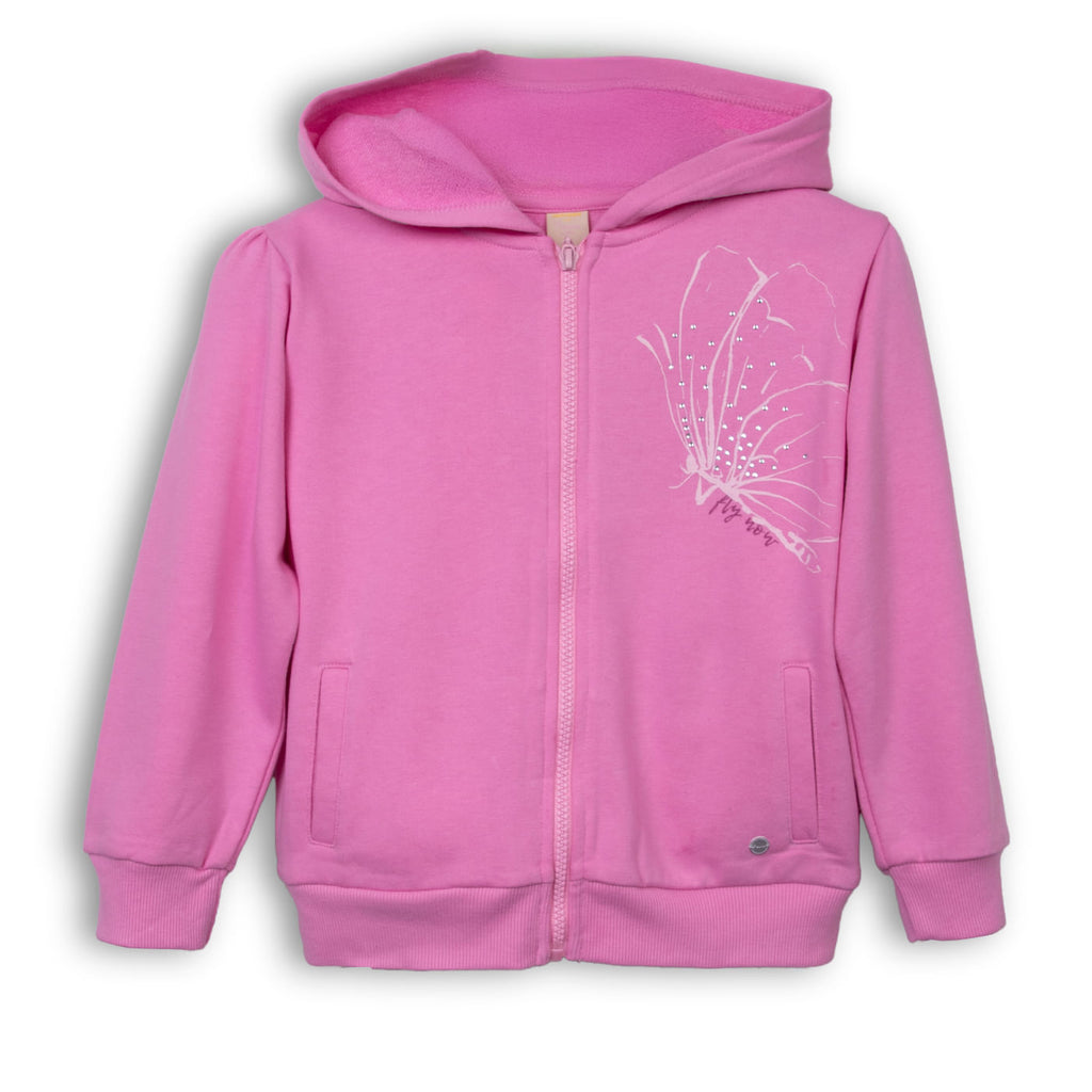 Polerón Niña Rosado / Verde