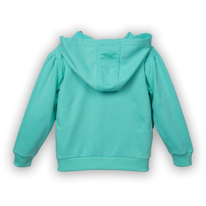 Polerón Niña Rosado / Verde