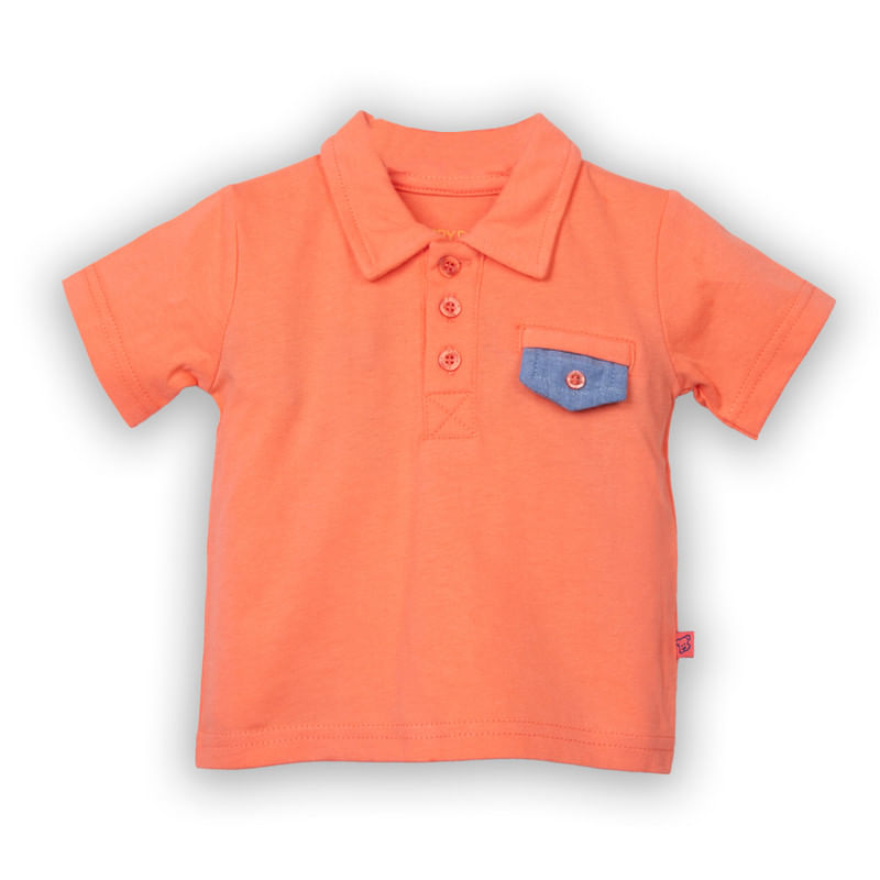 Polera Bebé Niño Blanco / Celeste