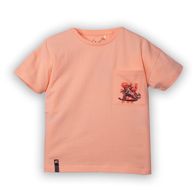 Polera Niño Turquesa / Coral