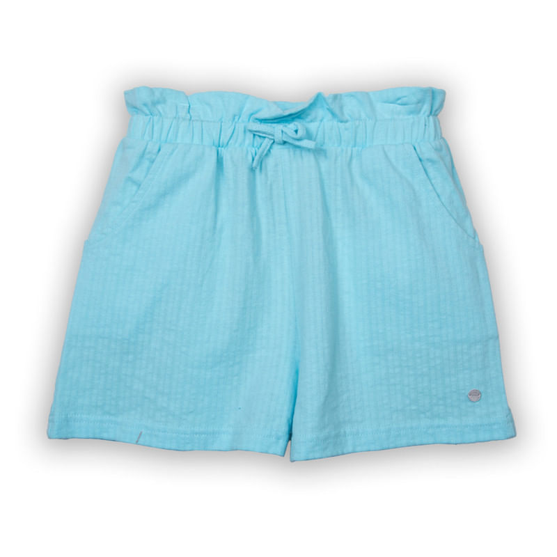 Short Niña Rosado / Turquesa