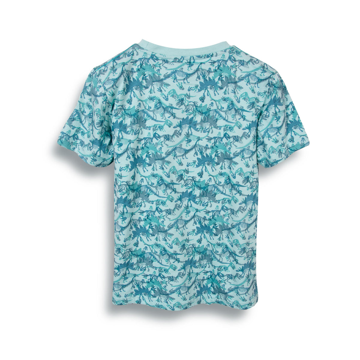 Polera Niño Gris Melange / Verde