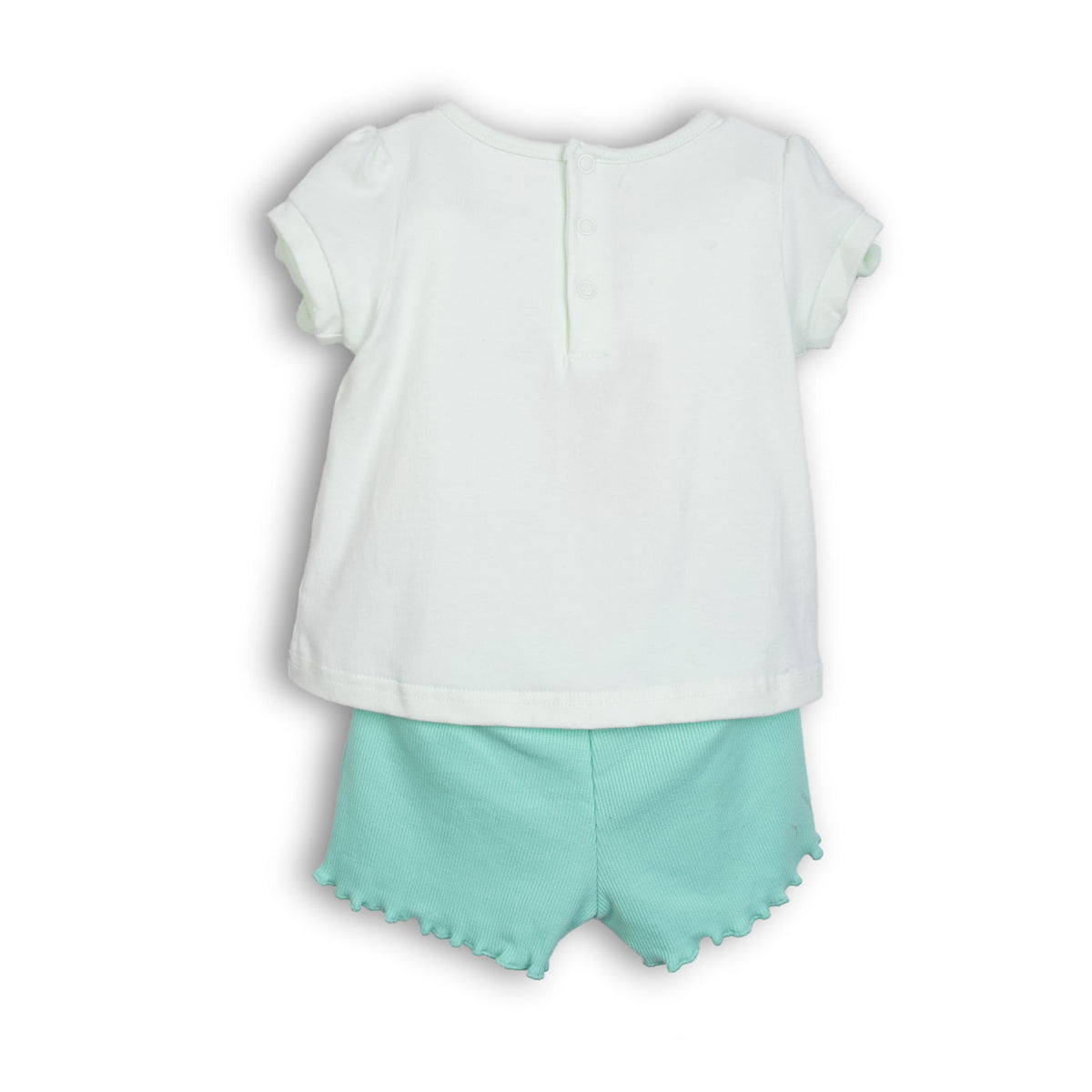 Conjunto Bebé Niña Rosado / Verde