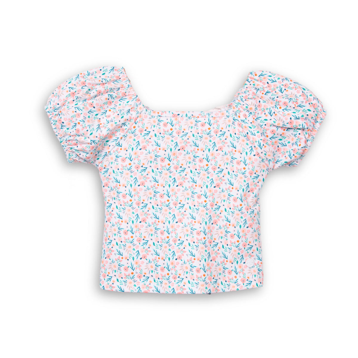 Polera Bebé Niña Celeste / Damasco