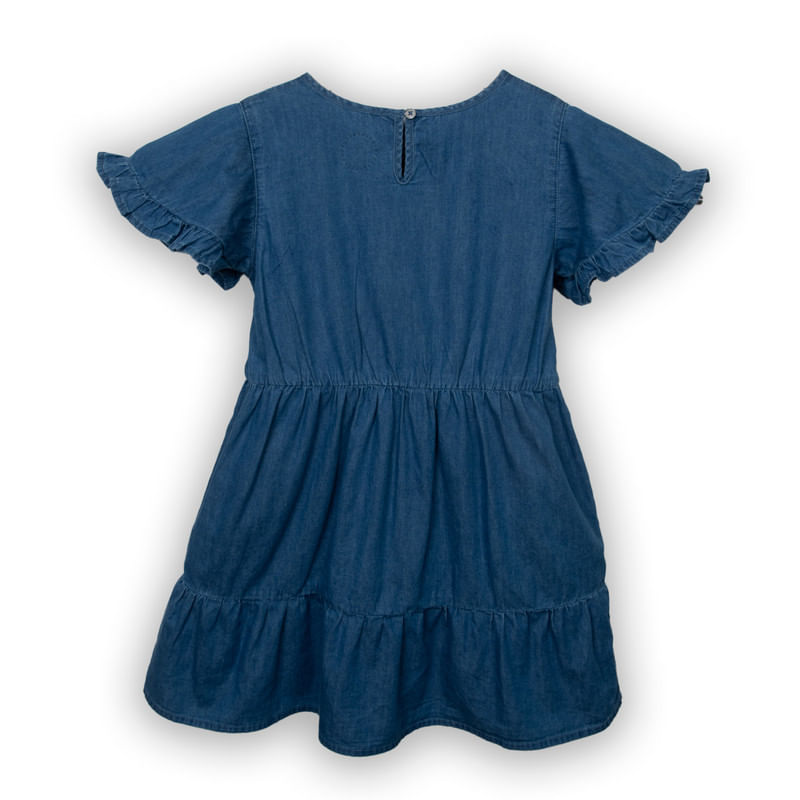 Vestido Niña Celeste / Denim