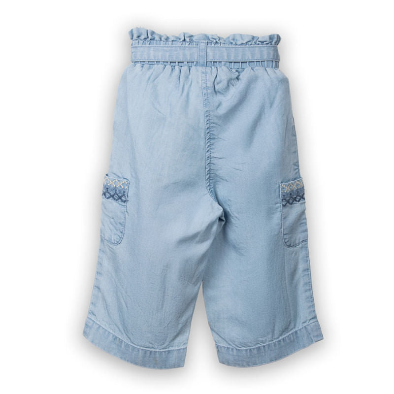 Pantalón Bebé Niña Denim