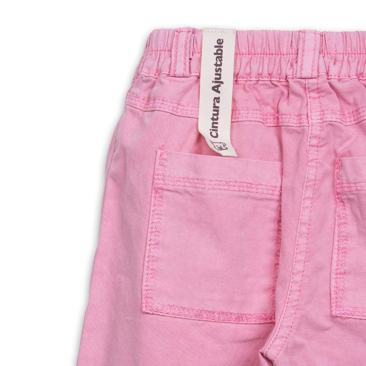 Pantalón Bebé Niña Celeste / Rosado