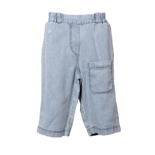 Pantalón Bebé Niña Celeste / Rosado