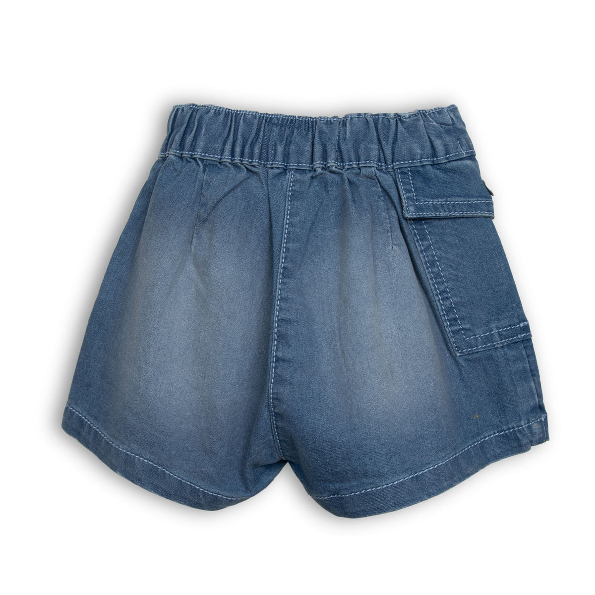 Short Bebé Niña Denim / Verde