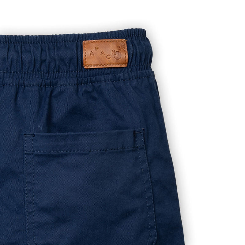 Bermuda Niño Azul Marino / Beige