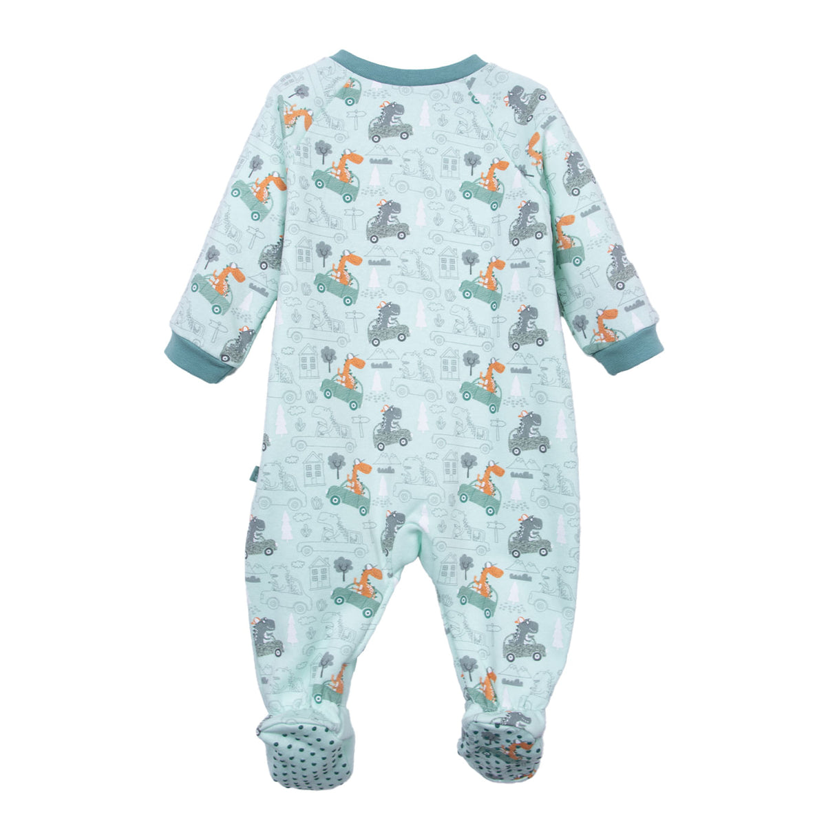Pijama Bebé Niño Enterito Dino Brilla en la Oscuridad Azul