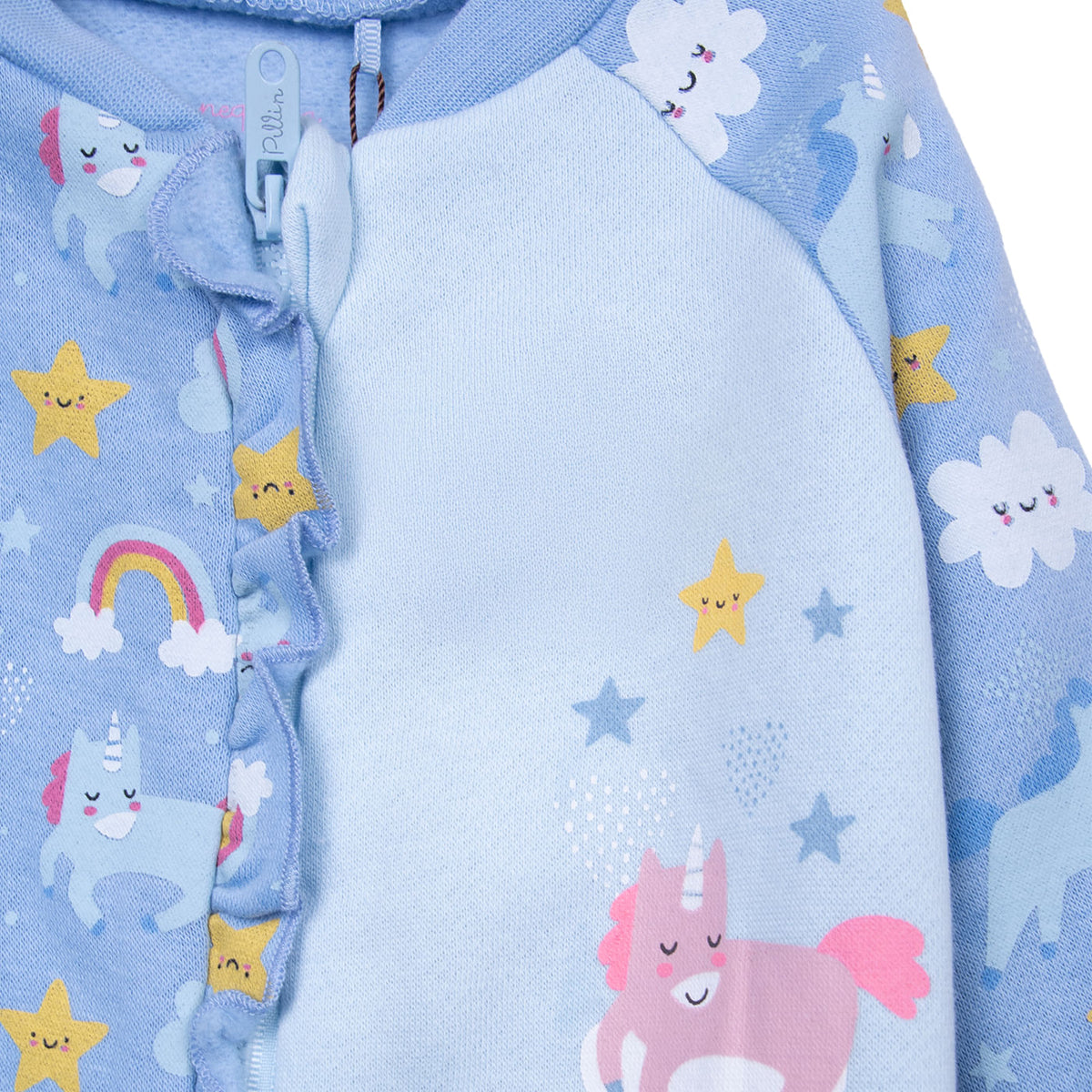 Pijama Enterito Bebé Niña Unicornio Rosado