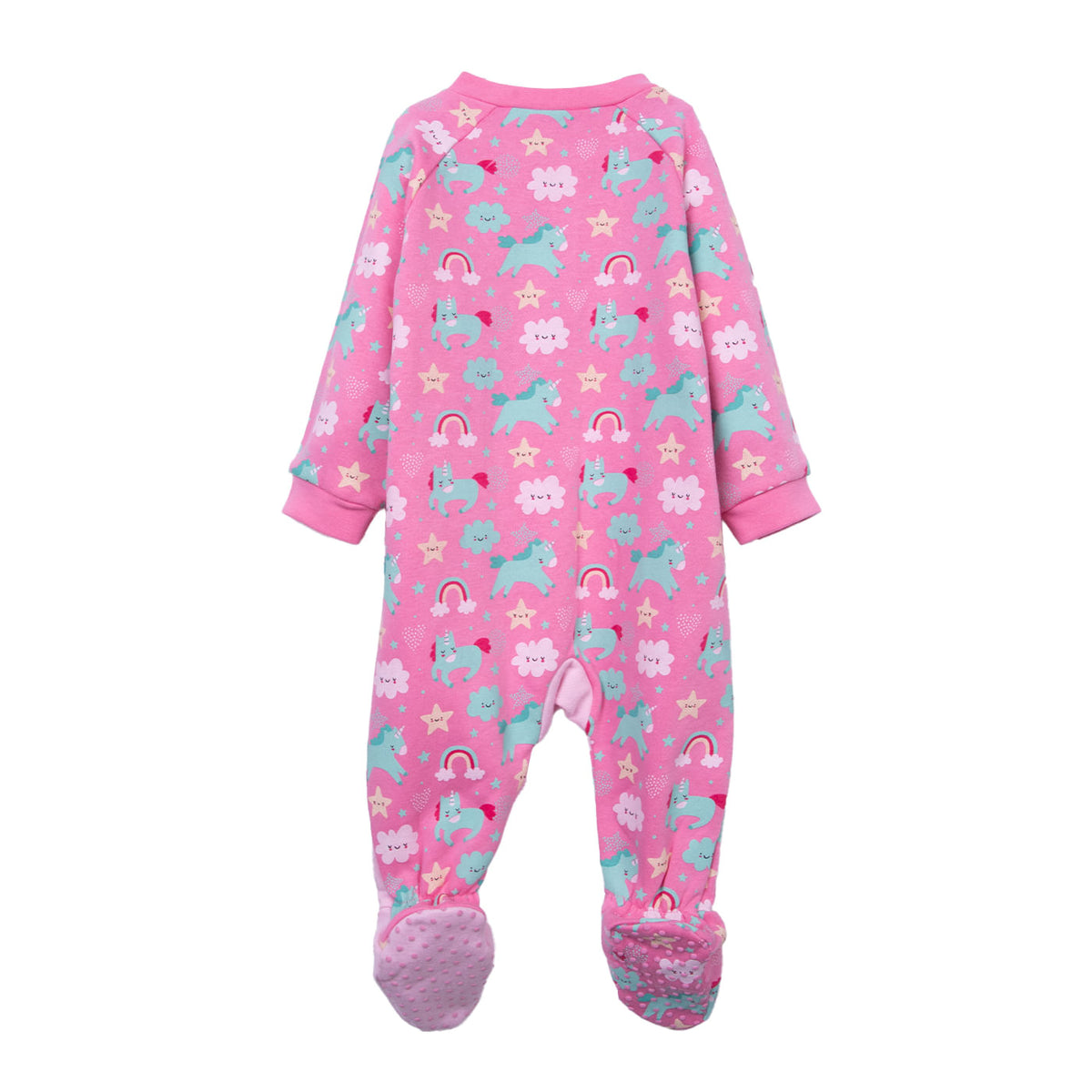 Pijama Enterito Bebé Niña Unicornio Rosado