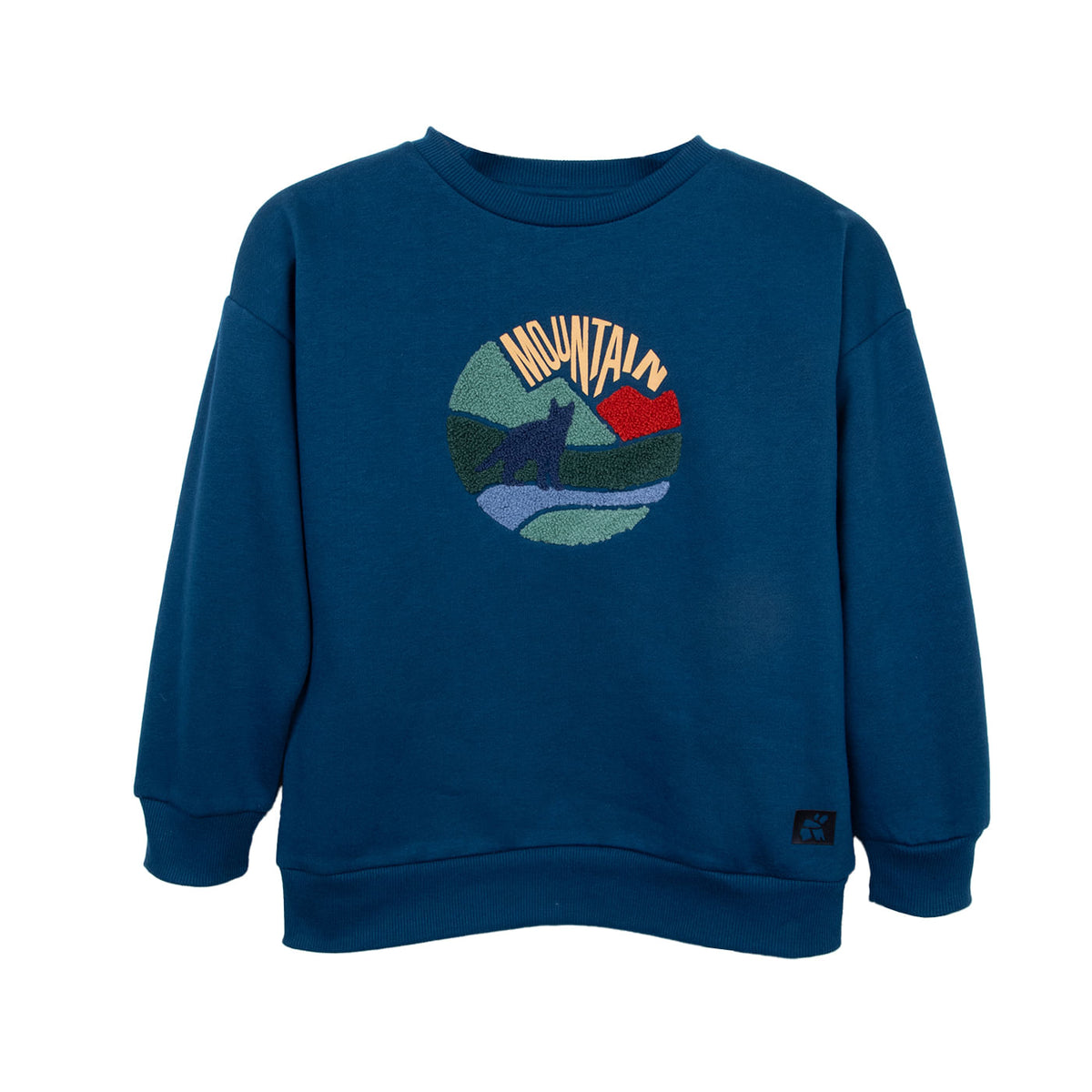 Polerón Niño Cuello Redondo Estampado Freestyle Arena / Azul