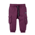 Pantalón Buzo Bebé Niño Cargo Azul / Burdeo