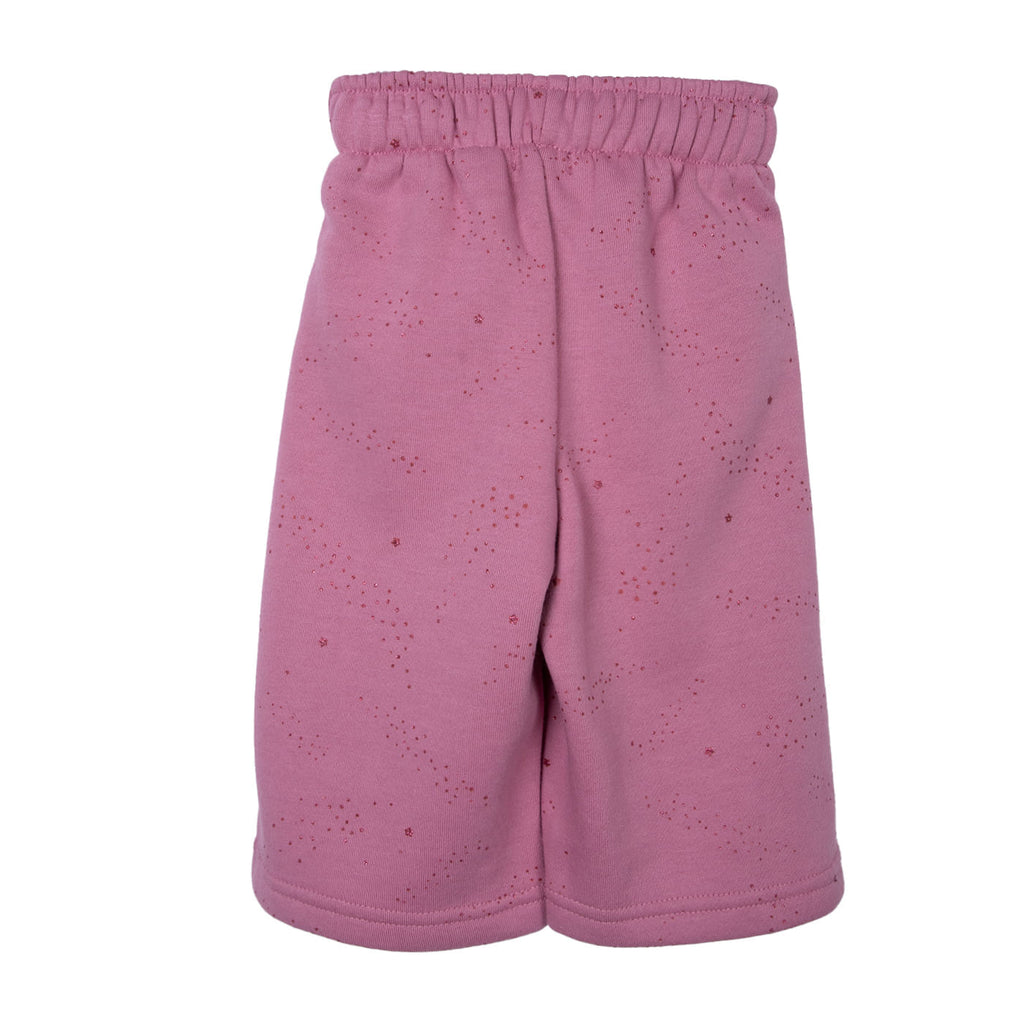 Pantalón Buzo Bebé Niña Brillos Café / Rosado