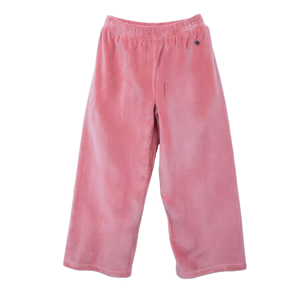 Calza Niña Wide Leg Cintura Elasticada Ciruela / Rosa
