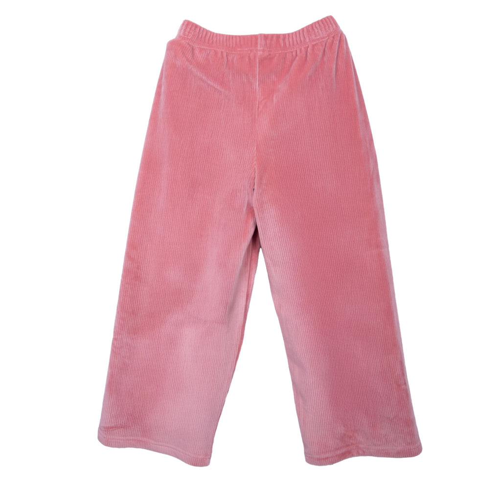 Calza Niña Wide Leg Cintura Elasticada Ciruela / Rosa