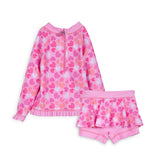Traje de Baño Bebé Niña 2 Piezas Protección UV Rosado