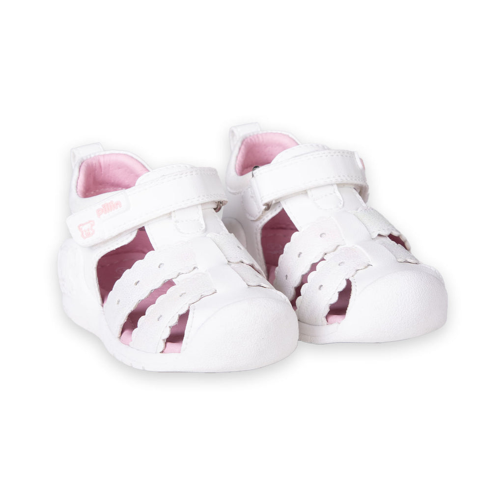 Sandalias Recién Nacido Niña Blanco