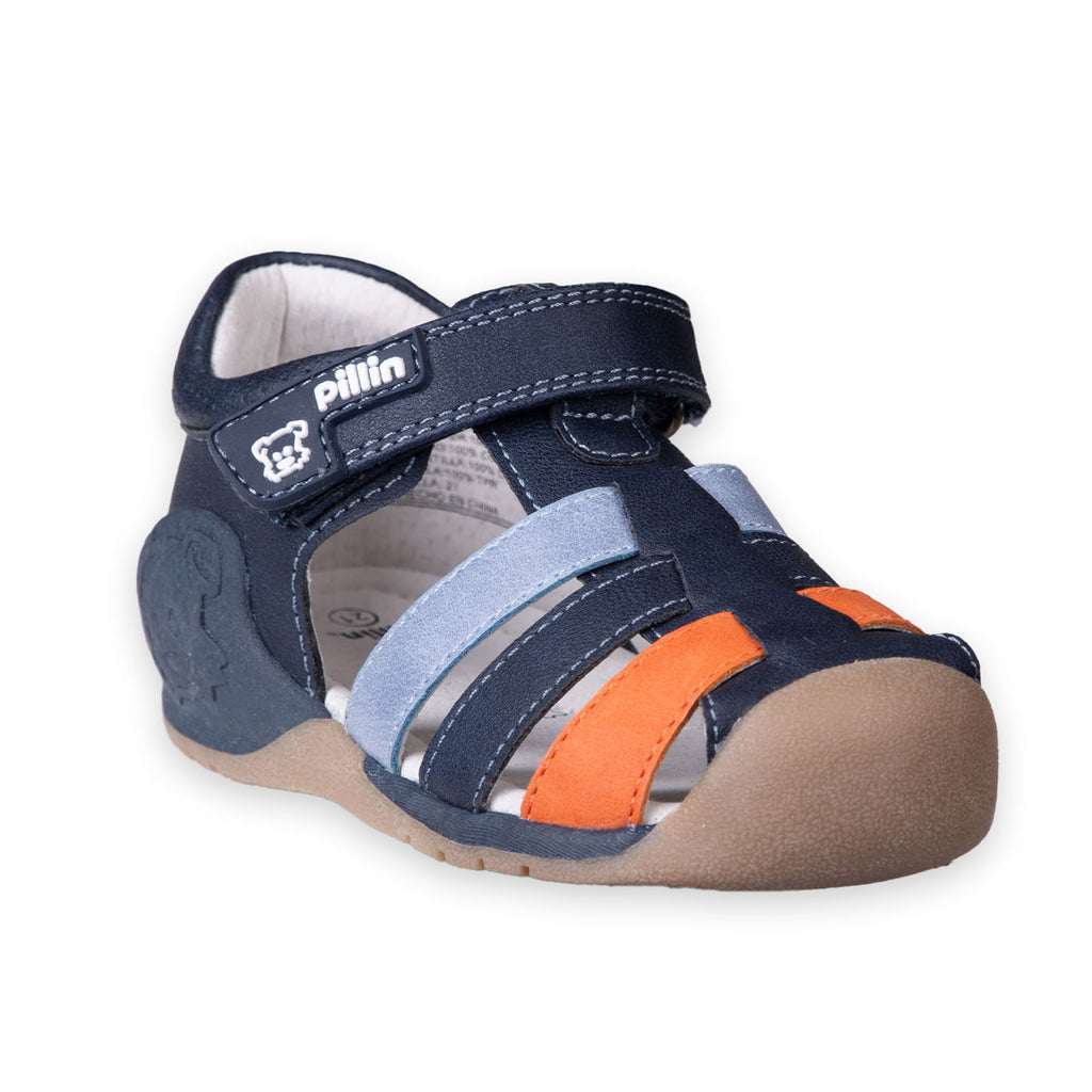 Sandalias Recién Nacido Niño Azul