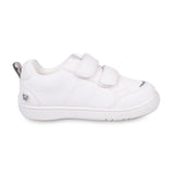 ZAPATILLAS BLANCO UNISEX ESCOLAR DOBLE VELCRO