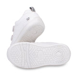 ZAPATILLAS BLANCO UNISEX ESCOLAR DOBLE VELCRO