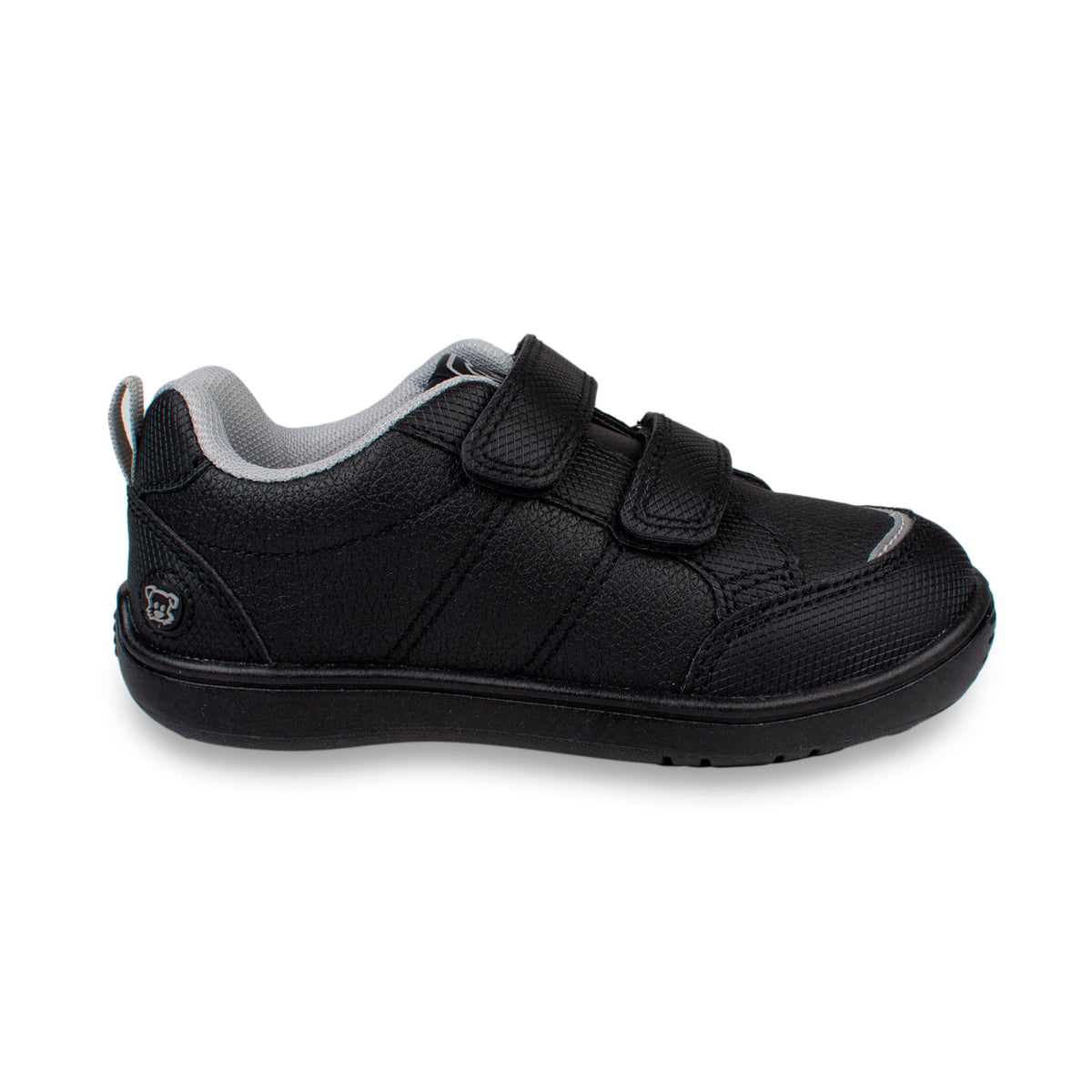 Zapatillas Negro Unisex Escolar Doble Velcro