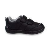 ZAPATILLAS NEGRO UNISEX ESCOLAR DOBLE VELCRO