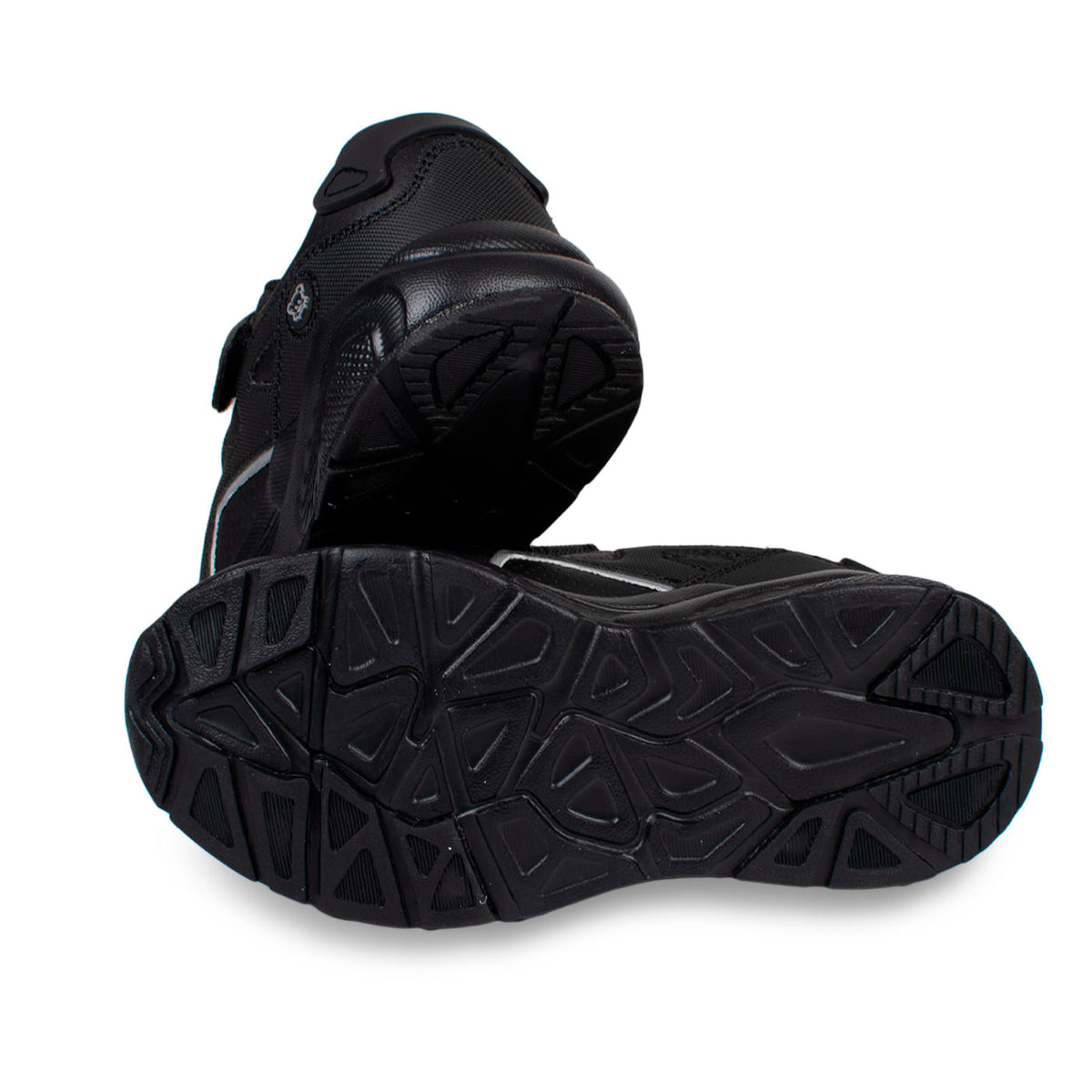 Zapatilla Escolar Unisex Deportiva con Velcro Negro