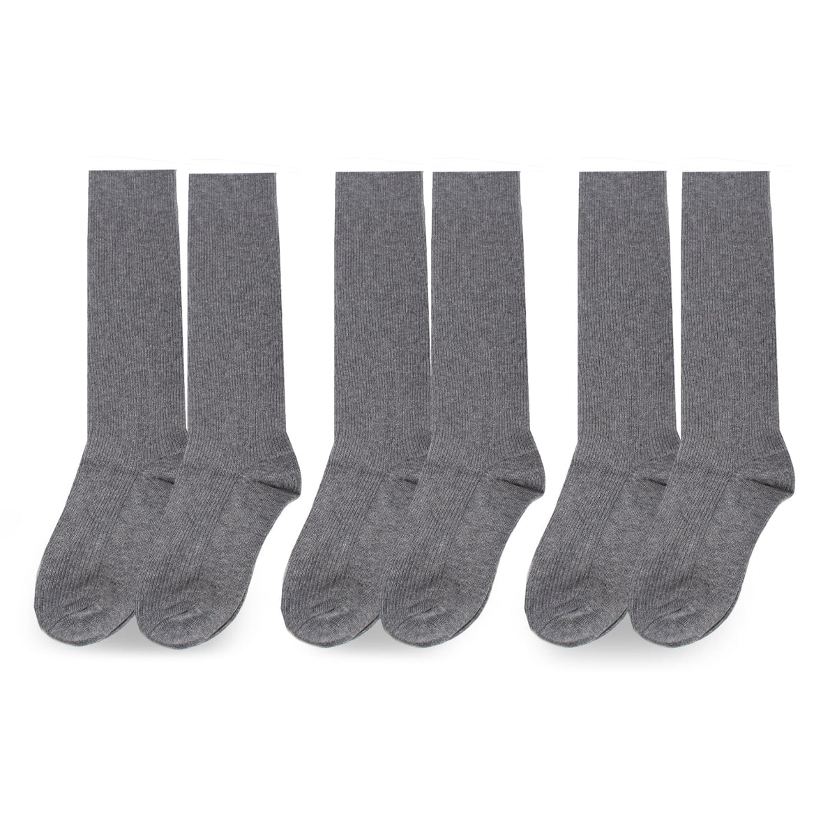 Pack 3 Calcetines Unisex Escolar Gris