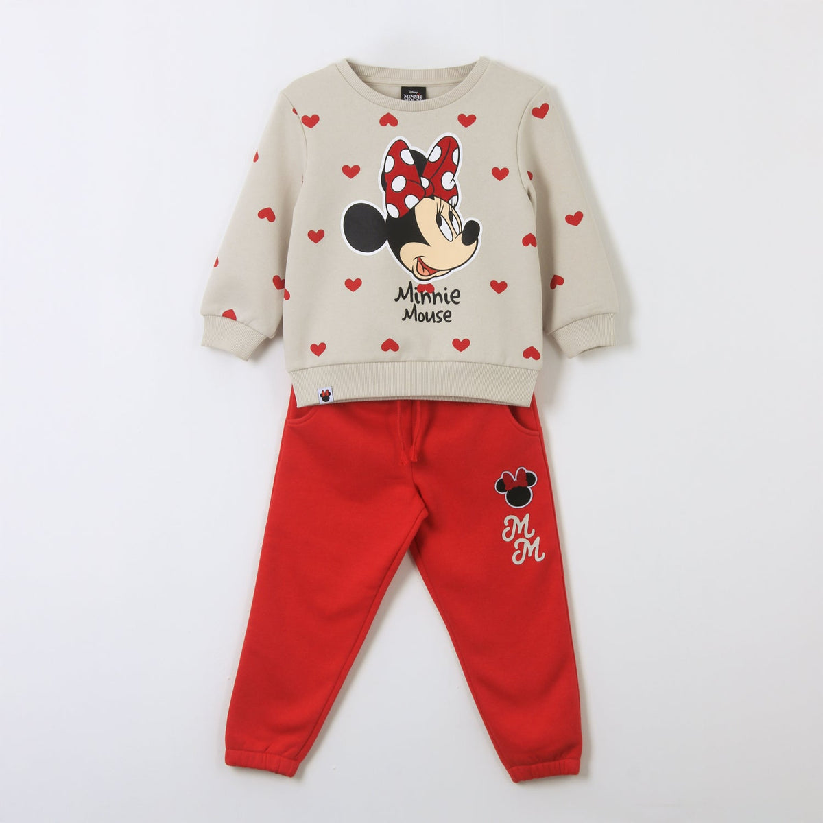 BUZO TODDLERA CORAZONES MINNIE