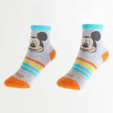 CALCETIN 2P TODDLERO LINEAS MICKEY GRIS MEL