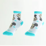 CALCETIN 2P TODDLERO LINEAS MICKEY GRIS MEL