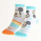 CALCETIN 2P TODDLERO LINEAS MICKEY GRIS MEL