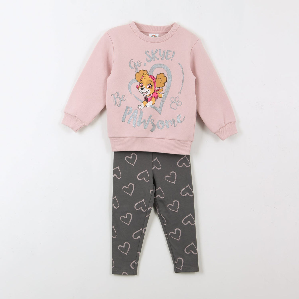 CONJUNTO TODDLERA CORAZONES PAW PATROL