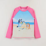 POLERA UV TODDLERA PLAYA BLUEY