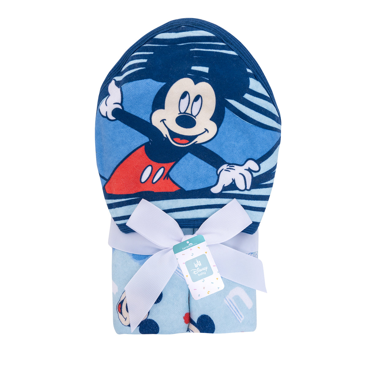 Toalla capucha Mickey Bambino