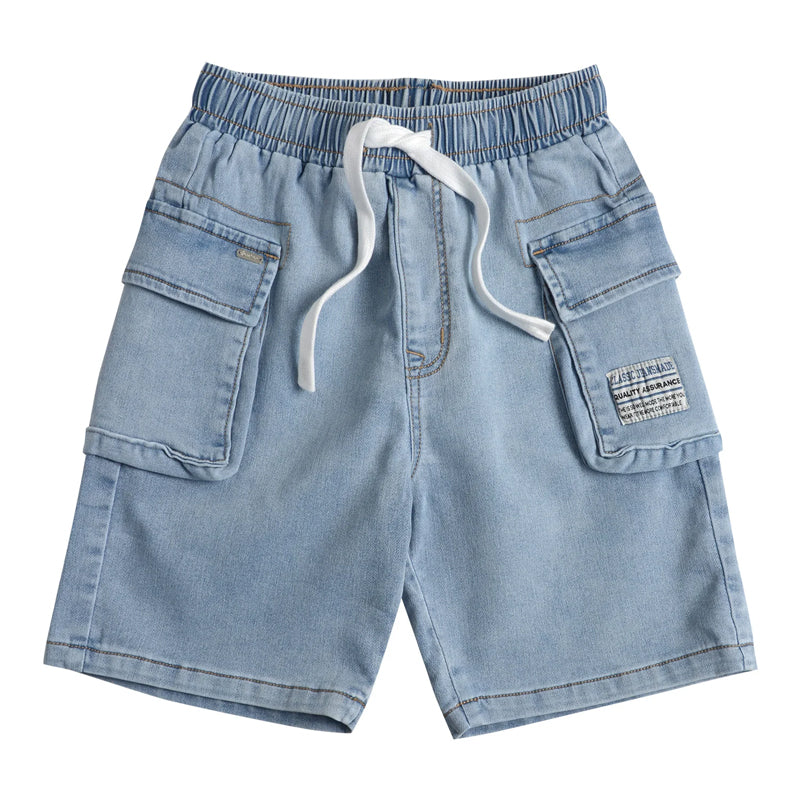Bermuda Cargo Denim Niño
