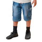 BERMUDA CARGO DENIM NINO