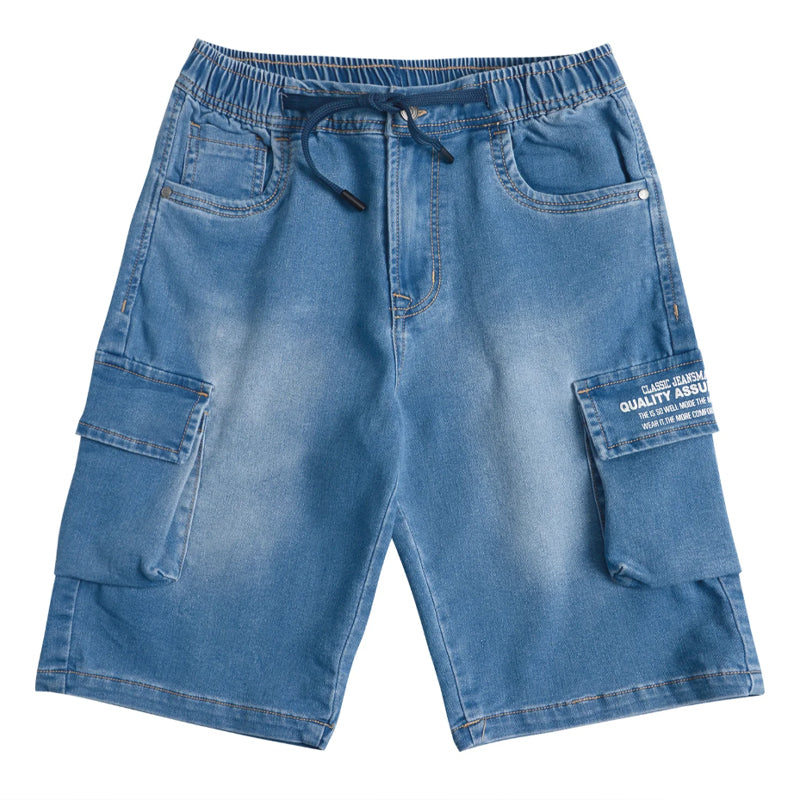 Bermuda Cargo Denim Niño