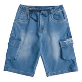 BERMUDA CARGO DENIM NINO