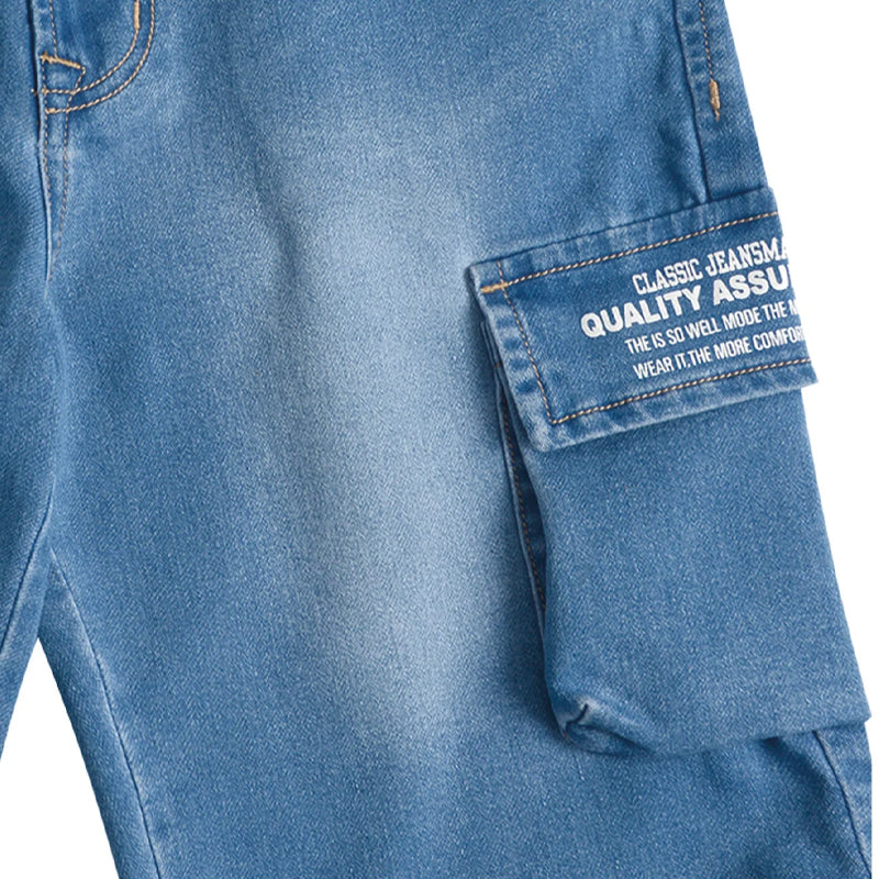 Bermuda Cargo Denim Niño
