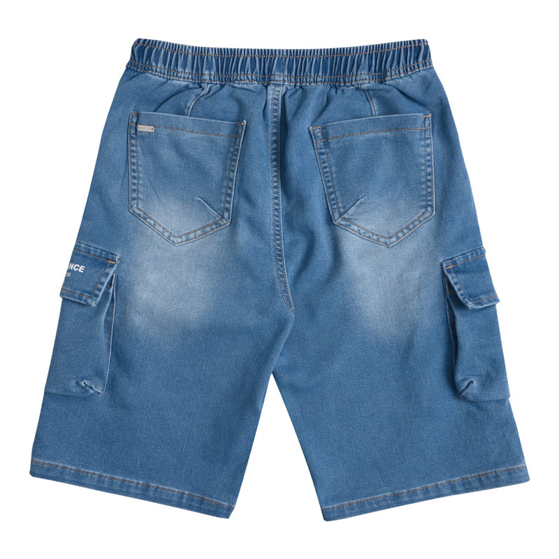 Bermuda Cargo Denim Niño