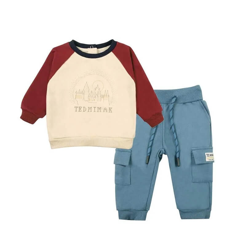 BUZO 2P CASTILLO TRICOLOR