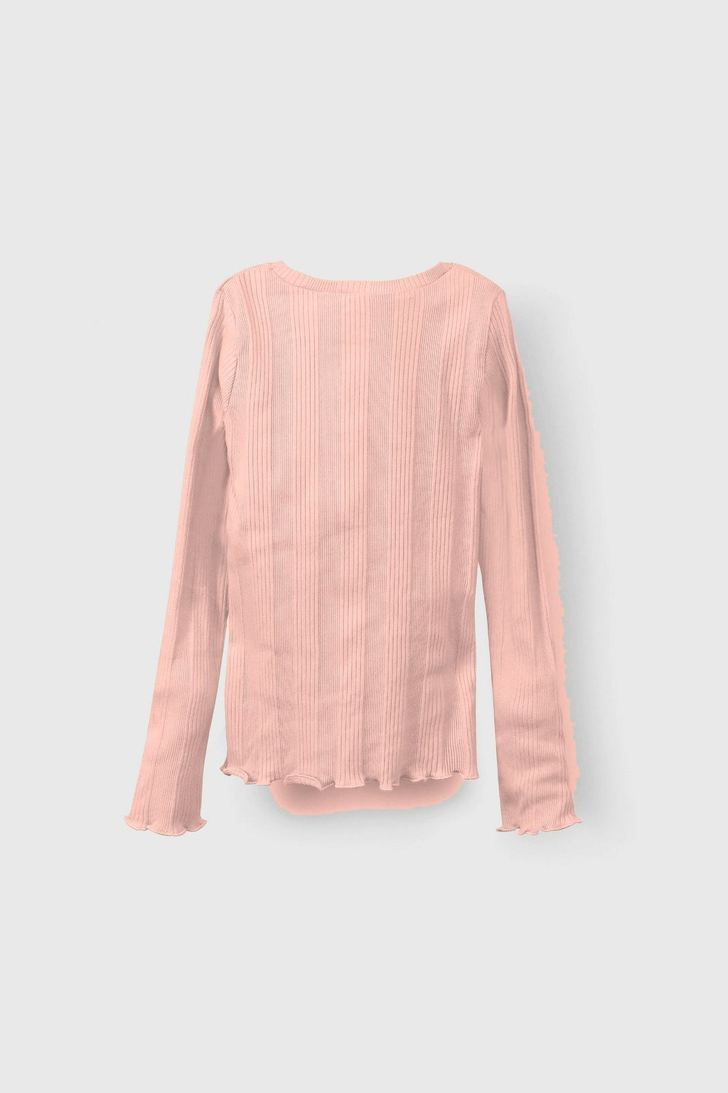 Polera K1 Girl Canalé Rosado espalda